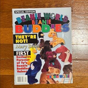 Beanie World Beanie Buddies Special Edition Magazine. Mary Beth’s  1999-2000’s
